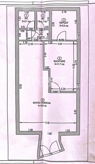 Spatiu comercial de vanzare 55 mp curte parcare zona Central din Sibiu - 1