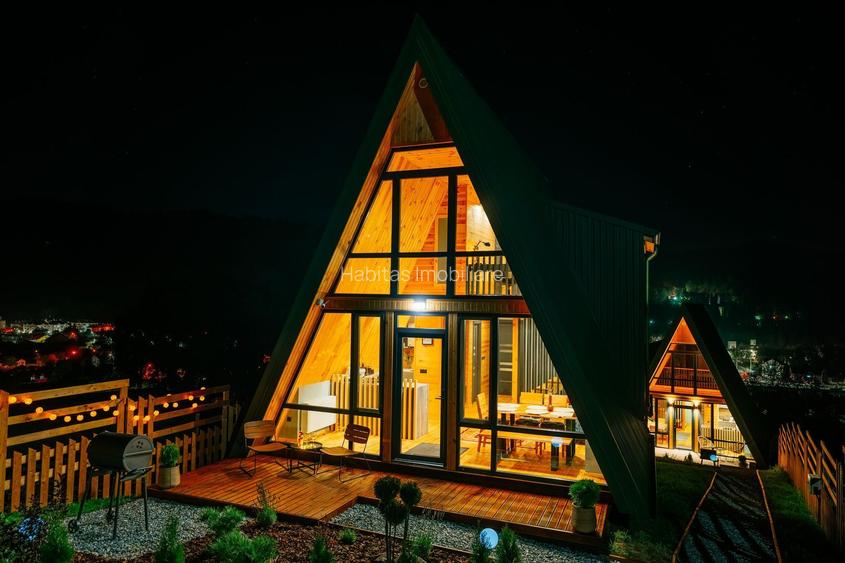 Afacere la cheie in Vatra Dornei, 2 cabane tip A Frame! - 23