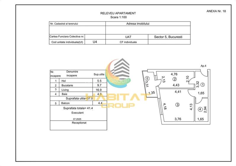 Garosniera Decomandata 41.4Mp Bloc Nou Sector 5 - 2