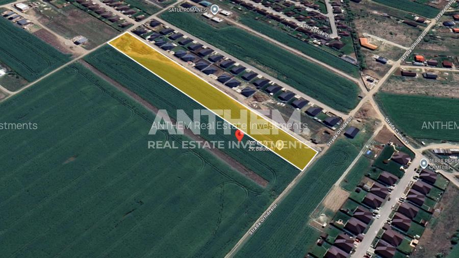 Teren 10.000mp parcelat Balotesti - 2