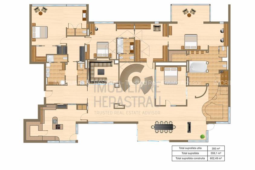 Asteria Suite | Penthouse exclusivist Herastrau | Vedere parc - 1
