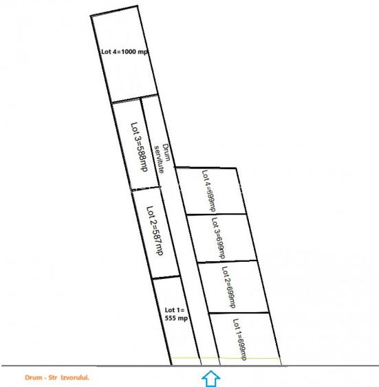 Teren INTRAVILAN de vânzare în CLINCENI-Bragadiru  587 mp - 7