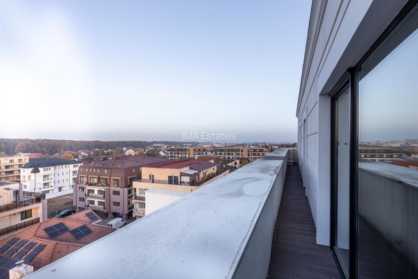 Penthouse Trastevere, complex cu piscina si gym - 11