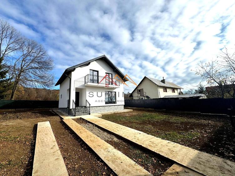 Casa noua, P+M, 4 camere, terasa, teren 550 m2, central, Cornu - 2