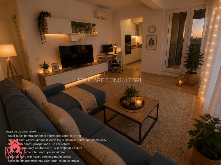 PIPERA PLAZA (Catted Pipera)-2 camere, parc privat, parcare, boxa, COMISION 0%! - 4
