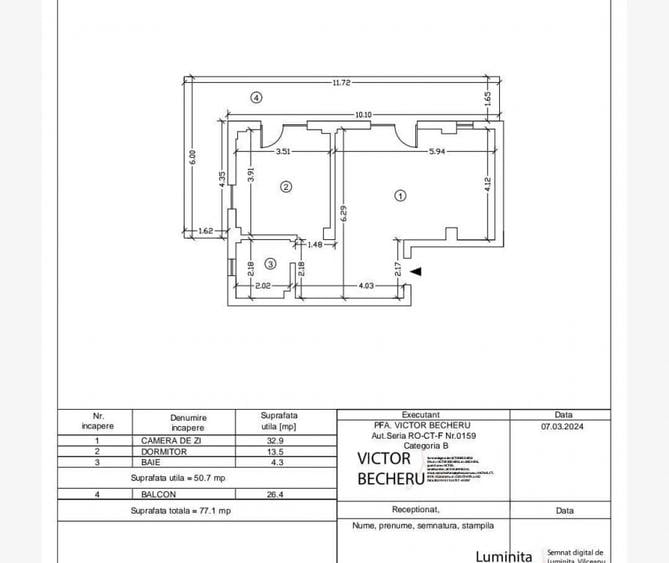Apartament 2 camere Mamaia Nord
