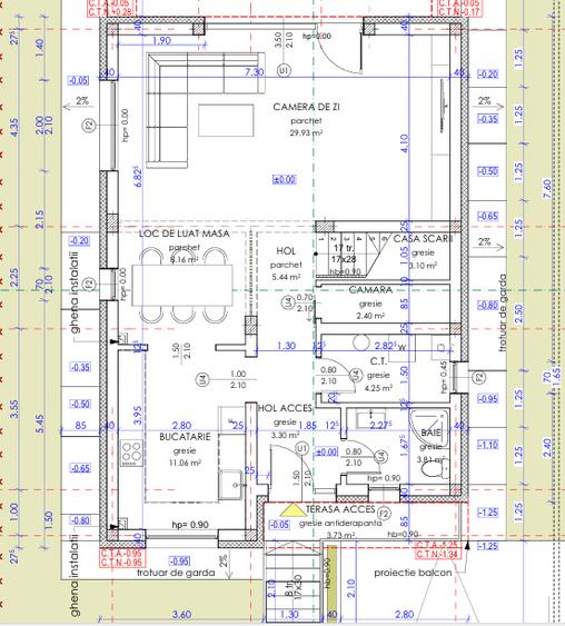 Teren Chinteni cu autorizație de construcție! 500mp