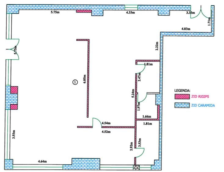 Spatiu comercial de inchiriat pe Bulevardul Mihai Viteazu 1