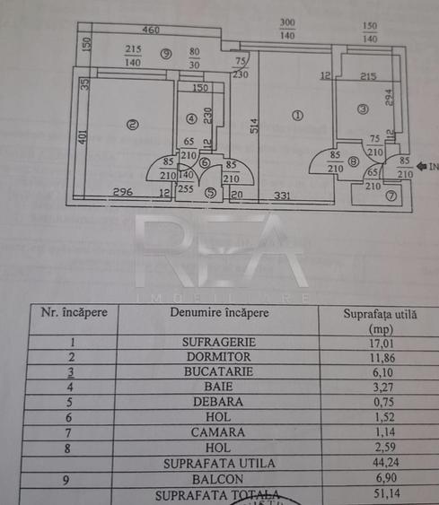 2 camere, 51mp, bloc anvelopat- Str. Tincani- Drumul Taberei 34