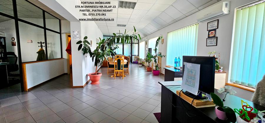 Complex imobiliar, hala, birouri si apartament, teren 1896 mp, Piatra Neamt