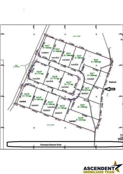 Teren imprejmuit+ proiect casa + autorizatie constructie,1.261 mp,