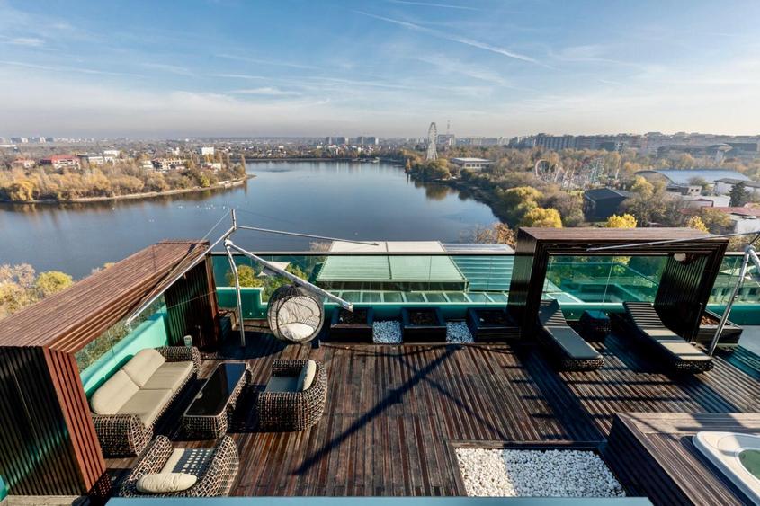 Penthouse tip duplex de vanzare 5 camere zona Floreasca, Bucuresti 474 mp
