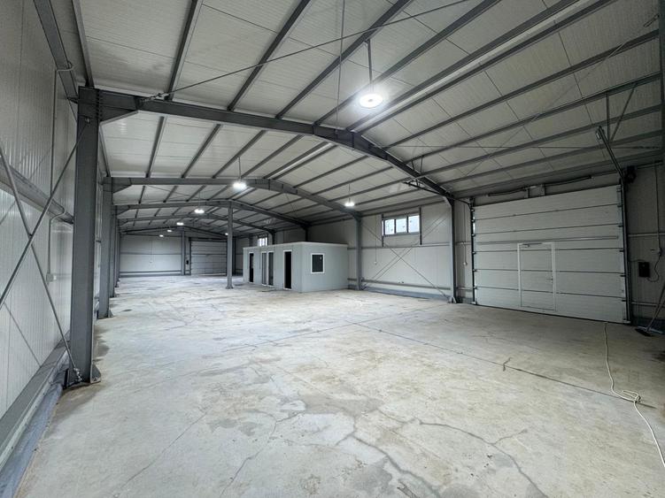 Hală nouă de închiriat – 300 mp | Clinceni | Acces rapid A0 & Centură