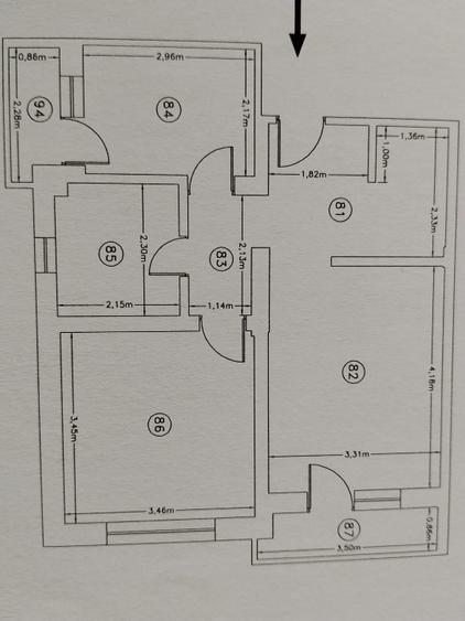 Apartament 2 camere, 47 mp, etaj 2, complet mobilat - Bloc Nou, Obcini