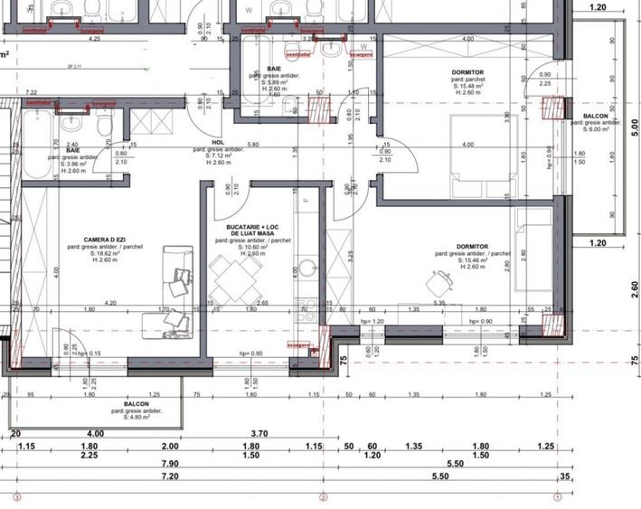 Apartament modern cu 3 camere, complet mobilat și utilat, în bloc nou (2021)