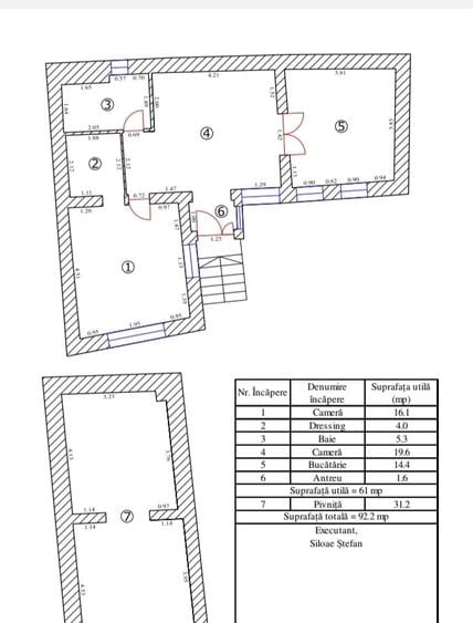 Casa pe S+P+pod in Prund-Schei, SU 61 mp, beci 31,2 mp, teren 15 mp, libera!