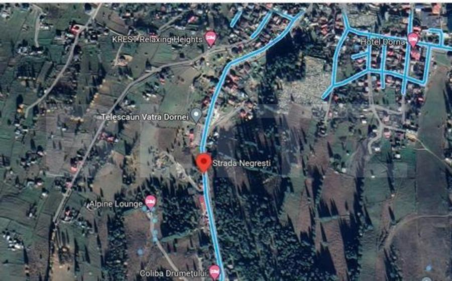Teren intravilan, 2243 mp, zona Vatra Dornei