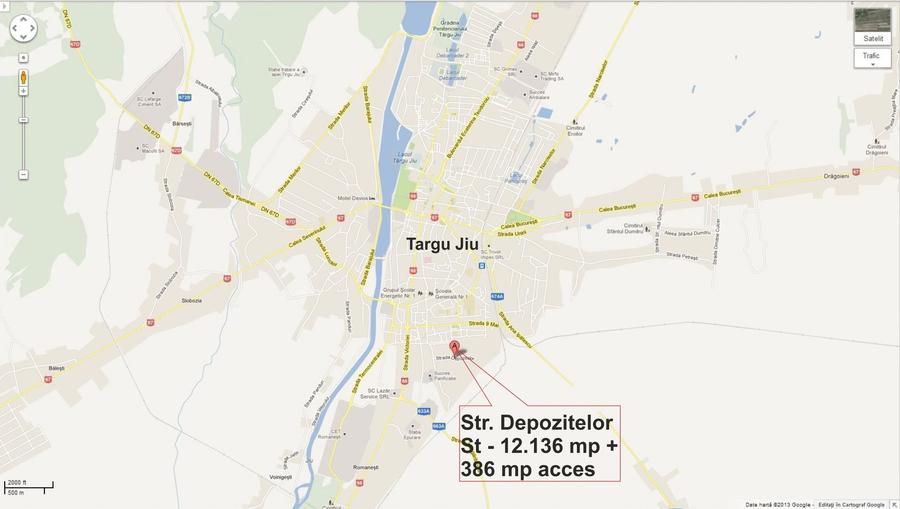 Teren intravilan de vânzare – 12.522 mp | Targu Jiu | Oportunitate