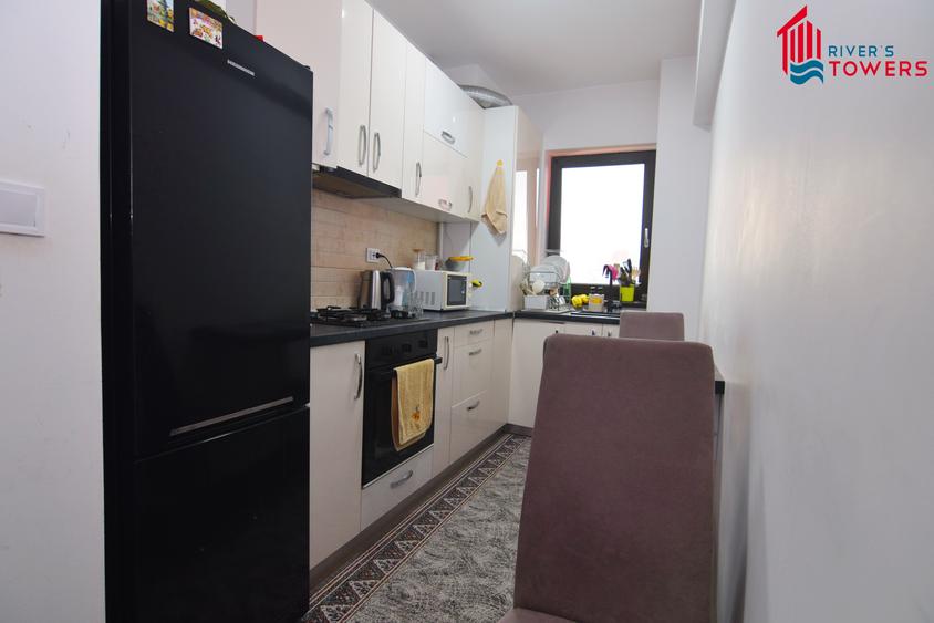 River,s Towers, apartament cu 2CD camere model cu 2 bai, 57mp utili + balcon