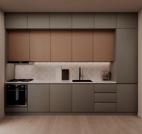 Apartamentul cu 2 camere și bucătărie închisă/ Ansamblu Privat