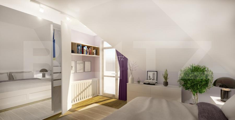 Apartament tip penthouse pe două niveluri | 3 terase, garaj, parcare și boxă - 8