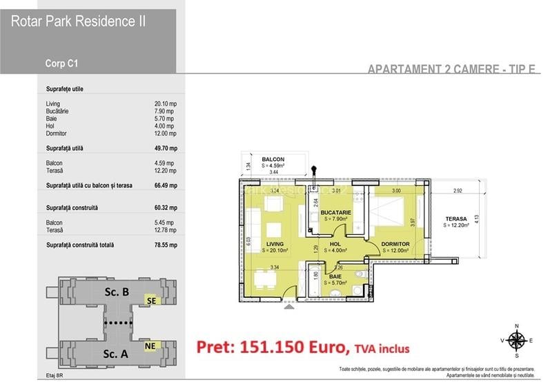 2 camere -Militari-Rotar Park Residence-2 -200m Iuliu Maniu - 5