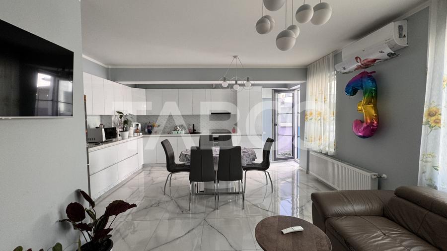 Apartament cu 3 camere de vanzare 80mp mobilat utilat terasa Turnisor