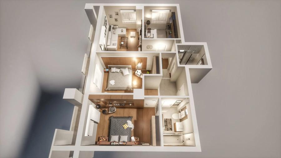 Apartament 3 camere nou - Calea Surii Mici