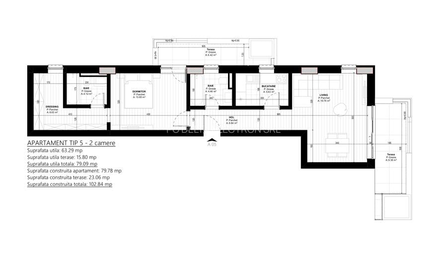 APARTAMENTE CU VANZARE IN RATE 2 CAMERE DECOMANDATE- ZONA FAR--140000 Euro - 2