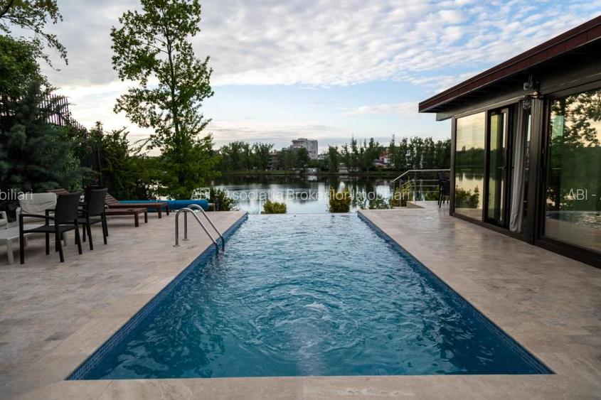 Baneasa lake House 340sqm, swimming pool, lake side deck - 9