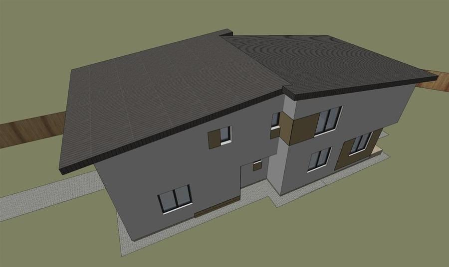 Casa tip duplex 130 mp utili, teren 500mp, toate utilitatile, Stupini, Brasov