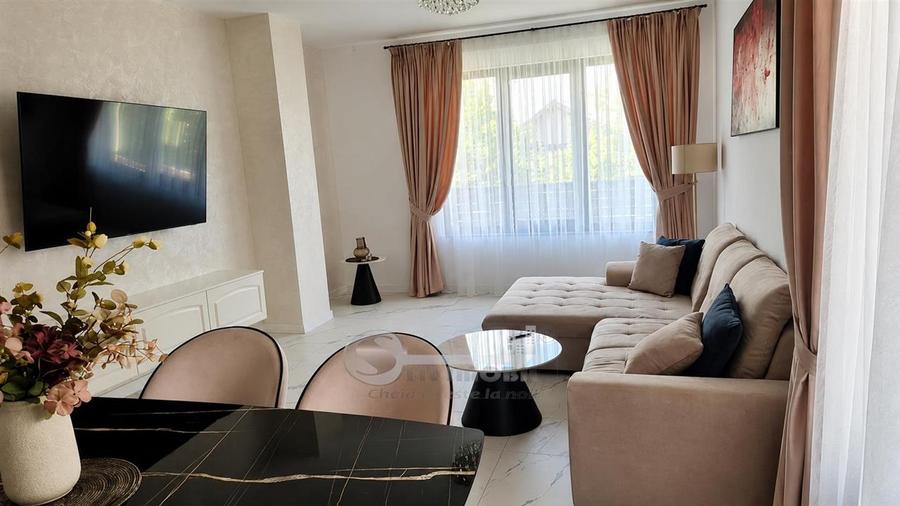 Casa moderna de inchiriat | 3 dormitoare | 2 bai | Roca Villa | Complet mobilata