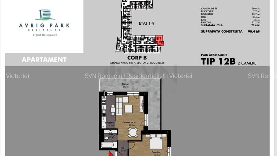 REA1023142 DIRECT DEZVOLTATOR I AVRIG RESIDENCE I 2 CAMERE