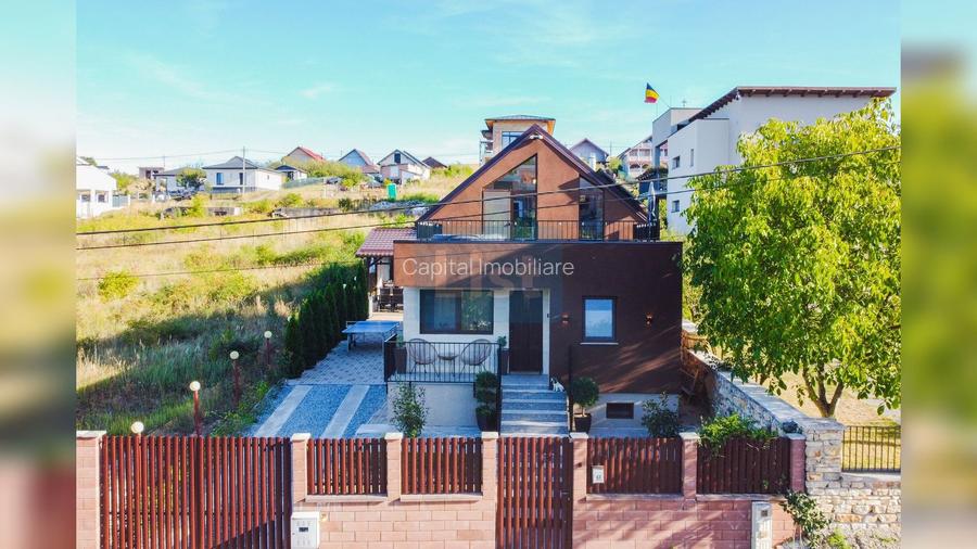 Casă NZEB cu curte amenajată & terasă Rooftop în Câmpenești. - 4