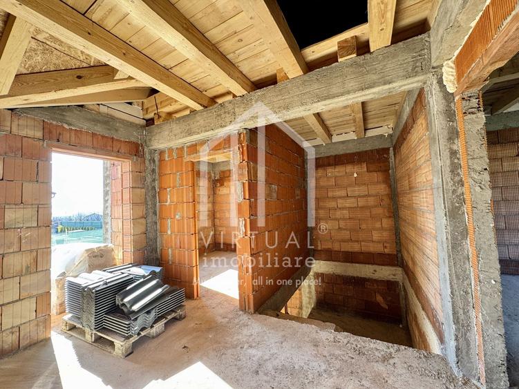 Casa cu 4 camere, 117mp utili+terasa acoperita(26mp), teren 334mp