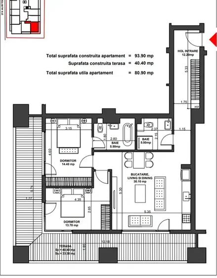 Apartament 3 Camere Aviatiei | Concept Ultra Lux | Terasa 40 mp