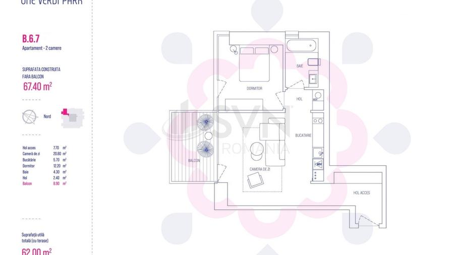REA1016504 Apartament superb 2 camere Floreasca