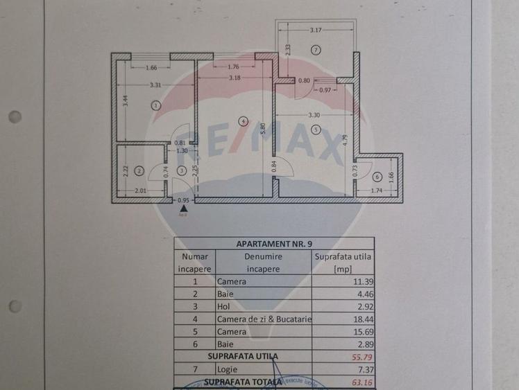 Apartament 3 camere de vanzare I loc de parcare I Rahova