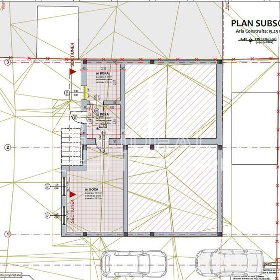 Teren intravilan 536 mp cu deschidere de 14 m –Piata Cluj