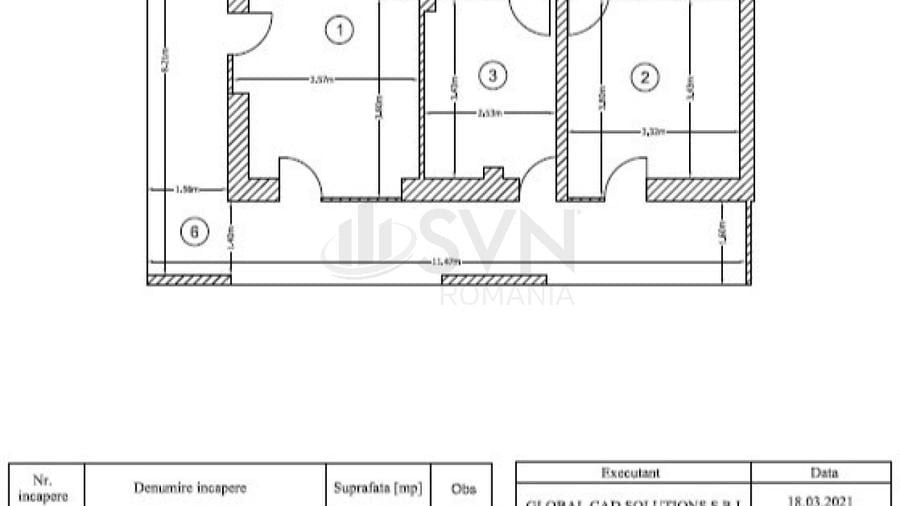 REA1025997 Apartament 2 Camere I Balcon Generos I Pipera