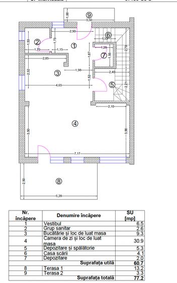 Vila cu design modern, 4 camere, inaltime 3m, clasa A, finisaje premium - 1
