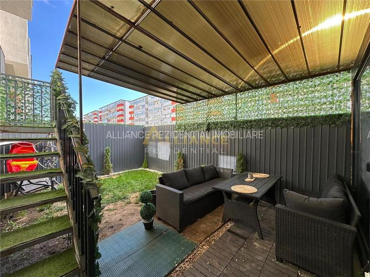 APARTAMENT LUX 2 camere MOBILAT cu GRADINA bloc NOU - 16