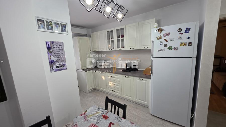 apartament decomandat 3 camere, 76 mp, mobilat, centrala, AC - 3