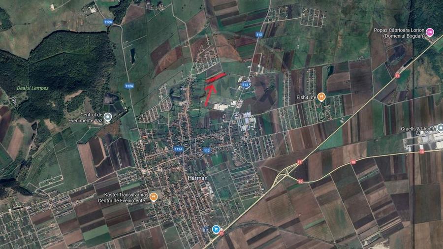 Teren extravilan cu potențial ridicat | Rezidential/Industrial Hărman