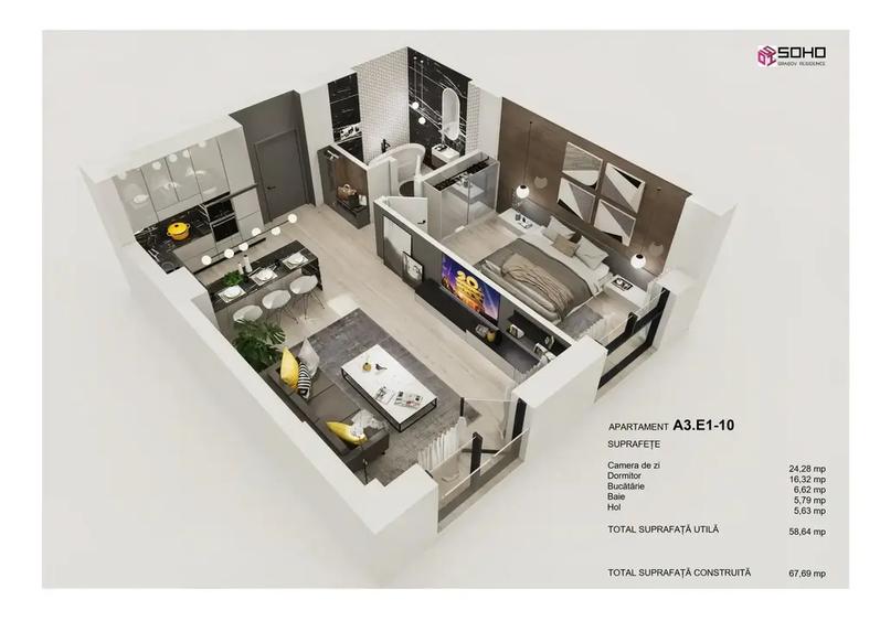 Apartament 2 camere