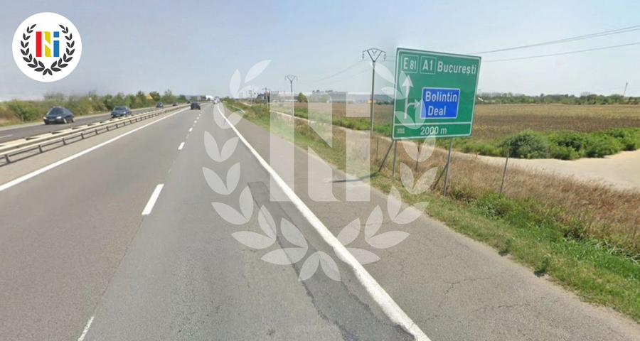 Teren Industrial Hale | A1 Bolintin Deal | București-Pitești Km 25