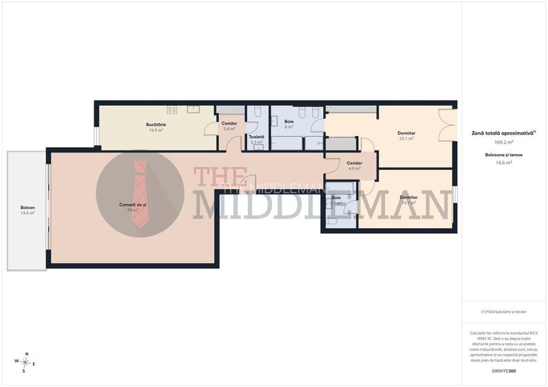 Apartament de închiriat Șoseaua Nordului | Vedere Herăstrău | 172 mp - 12