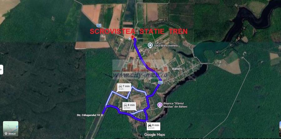 VANZARE TEREN, Sat.Balteni, com. Peris, Padurea Scrovistea, jud IIlfov