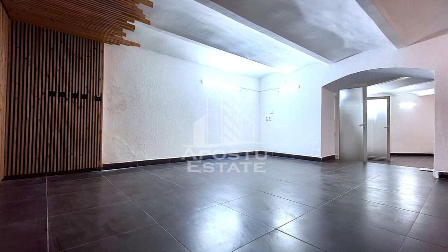 Spatiu comercial central la subsol