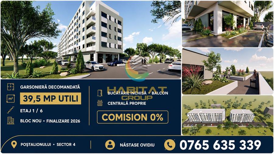 Garsonieră  Poștalionului  Comision 0%